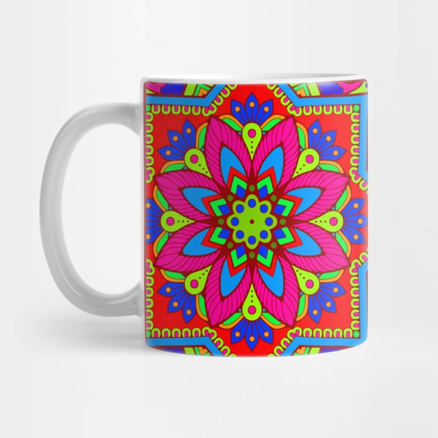 Colorful Mandala by AlondraHanley